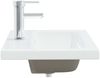 vidaXL Einbauwaschbecken mit Wasserhahn 61x39x18 cm Keramik Weiß 148624 Bild 4