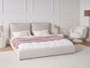 Bett mit Lattenrost Stoff BAJONNA 180 x 200 cm Beige Bild 3