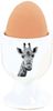 CEPEWA Eierbecher Eierbecher 'Giraffe' 6er Set Porzellan weiß 5x7cm Halter Tiermotiv Bild 3