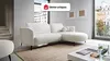 Vente-unique - AREMIA Sofa Stoff Weiß - B 180 cm x H 86 cm x L 260 cm Bild 2