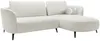 Vente-unique - AREMIA Sofa Stoff Weiß - B 180 cm x H 86 cm x L 260 cm Bild 4
