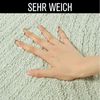 OTTO home Badematte Ognon, Scandi, Boho, modernes Muster, Höhe 15 mm, rutschhemmend beschichtet, schnell trocknend, strapazierfähig, fußbodenheizungsgeeignet, Polyester, rund, Badteppich, Uni Farben, Hoch-Tief-Effekt Bild 3