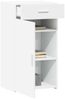 vidaXL Sideboard Weiß 50x42,5x93 cm Holzwerkstoff 846292 Bild 3