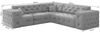 Ecksofa Designersofa CHANTAL in Stoff Moly Beige Seite Universal Bild 2