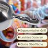 2er Set Futterschaufel Aluminium 1200 ml Mehlschaufel Eisschaufel Abwiegeschaufel Sackschaufel Getreideschaufel Schaufel Metall Bild 4