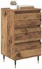 Sideboard, Kommode mit Schubladen Altholz 35 x 40 x 70 cm Holzwerkstoff j2102p Bild 3