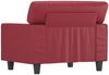 vidaXL Sessel Weinrot 60 cm Kunstleder 359410 Bild 5