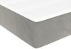 vidaXL Taschenfederkernmatratze Mittel Hellgrau 100x220x20 cm Samt 4016606 Bild 5
