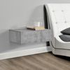 Nachtschrank Elverum 46x30x15 cm mit Schublade Betonoptik en. casa Bild 2