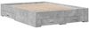vidaXL Bettgestell mit Schubladen Betongrau 135x190 cm Holzwerkstoff 3280408 Bild 3