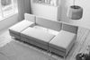AX LIVING Samt Couch mit Schlaffunktion Hoyton 270 cm in Blau – Komfort & Stil Bild 2