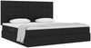 vidaXL Aufbewahrungsbett mit Matratze Schwarz 200 x 200 cm Polyester 3371804 Bild 3