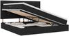 vidaXL Aufbewahrungsbett mit Matratze Schwarz 200 x 200 cm Polyester 3371804 Bild 2