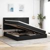 vidaXL Aufbewahrungsbett mit Matratze Schwarz 200 x 200 cm Polyester 3371804 Bild 4