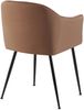 Esszimmerstuhl CILIS - Samt Braun 57x58x80 cm | Essstühle Esszimmerstühle Küchenstühle Wohnzimmerstühle Bild 4
