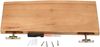 Steckboard mit Baumkante Wandregal Akazie massiv eichefarben lackiert 80 x 20 Amanda 140109024 Bild 5