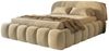 yourhouse24 Polsterbett Orlando Design SLIM Bett – Voluminöse Rillensteppung in Samt, Bubble-Optik & Japandi Bild 2