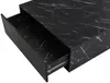 Vente-unique - ANTRIM Couchtisch Holz, Platte Schwarz - B 90 cm x H 35 cm x L 90 cm Bild 5