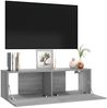vidaXL TV-Wandschrank Grau Sonoma 100x30x30 cm Holzwerkstoff 815097 Bild 4