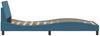 vidaXL Bettgestell mit Kopfteil "Dover" Blau 90x190 cm Samt 373096 Bild 5
