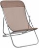 vidaXL Strandstühle 2 Stk. Braun Textilene & Pulverbeschichteter Stahl 360191 Bild 3