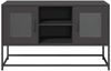 vidaXL TV-Schrank Schwarz 100,5x39x60,5 cm Stahl 853380 Bild 5