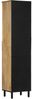 vidaXL Badschrank 38x33x160 cm Massivholz Mango 358234 Bild 5