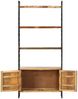 vidaXL Bücherregal 4 Ebenen 80x30x180 cm Altholz Massiv 284419 Bild 3