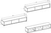 Selsey 'Moddern' TV-Lowboard mit Wandmontageoption, Eiche, 32 x 180 x 36 cm Bild 5