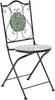 Gartenstuhl 2er Set CIVATE Metall Schwarz Bild 5