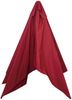 Ersatz-Bezug für Sonnenschirm Florida, Sonnenschirmbezug Ersatzbezug, Ø 3,5m Polyester 8 Streben ~ bordeaux Bild 3