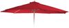 Ersatz-Bezug für Sonnenschirm Florida, Sonnenschirmbezug Ersatzbezug, Ø 3,5m Polyester 8 Streben ~ bordeaux Bild 2