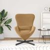 vidaXL Eiersessel Braun 63 x 73 x 90 cm Samt 42002764 Bild 3