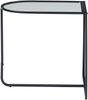 Beistelltisch Ulvik 50x50x35cm aus Metall und Glas Schwarz [en. casa] Bild 5