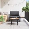 vidaXL Gartensofa-set 2 pcs Anthrazit Stahl 42004140 Bild 4