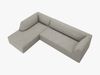 Micadoni 4-Sitzer Modular Sofa Ruby Links Kord Scala Hellgrau Bild 4