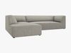 Micadoni 4-Sitzer Modular Sofa Ruby Links Kord Scala Hellgrau Bild 3