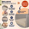CASARIA® Polyrattan Gartenstühle 4er Set Creme Bild 4