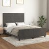 Doppelbett, Bettgestell Modernen ohne Matratze Dunkelgrau 140x200 cm Samt d2218e Bild 2