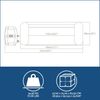 LAY-Z-SPA® WLAN-Whirlpool Boracay AirJet™ Ø 180 x 66 cm, rund Bild 3