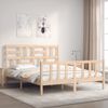 vidaXL Massivholzbett ohne Matratze 160x200 cm Kiefernholz 3193086 Bild 3