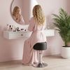 HOMALL Barhocker Höhenverstellbarer, um 360° drehbarer Friseurstuhl Drehstühle (1 St/2 St Barhocker und Schminkstuihle mit doppelter Polsterung, geeignet fur Schminktische, Schlafzimmer, Arbeitszimmer und Esszimmer) Bild 3