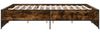 vidaXL Bettgestell Räuchereiche 180x200 cm Holzwerkstoff und Metall 3279874 Bild 5