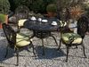 Gartentisch Metall Dunkelbraun SAPRI Bild 3