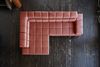 KAWOLA Sofa NELSON Ecksofa Leder rot Recamiere links 72 x 216 x 321 cm Bild 5