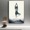 Poster Yoga Profi Stellungen · Fitness Dekoration · Bilder · Deko Print ohne Rahmen - 20 x 25 cm / C Bild 2