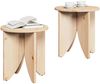 vidaXL Couchtisch 2 pcs Natur 873544 Bild 3