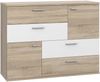 Forte 'Skive' Kommode, Holzwerkstoff Sonoma Eiche, 95,9 x 41,3 x 124,9 cm Bild 3