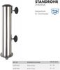 Doppler Strandrohr für Granitsockel aus Edelstahl 85897 ø 48 mm Bild 3
