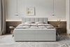 99rooms Boxspringbett Bergamo (Schlafzimmerbett, Bett), 140/160/180/200x200 cm, in Cordstoff AMBIENCE, mit Topper Bild 2